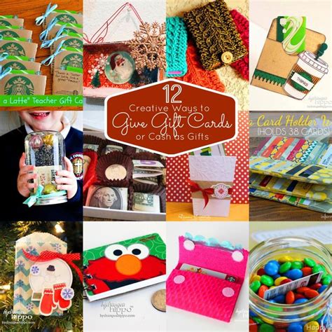 12 unique ways to give gift cards smart fun diy|creative gift card presentation ideas.